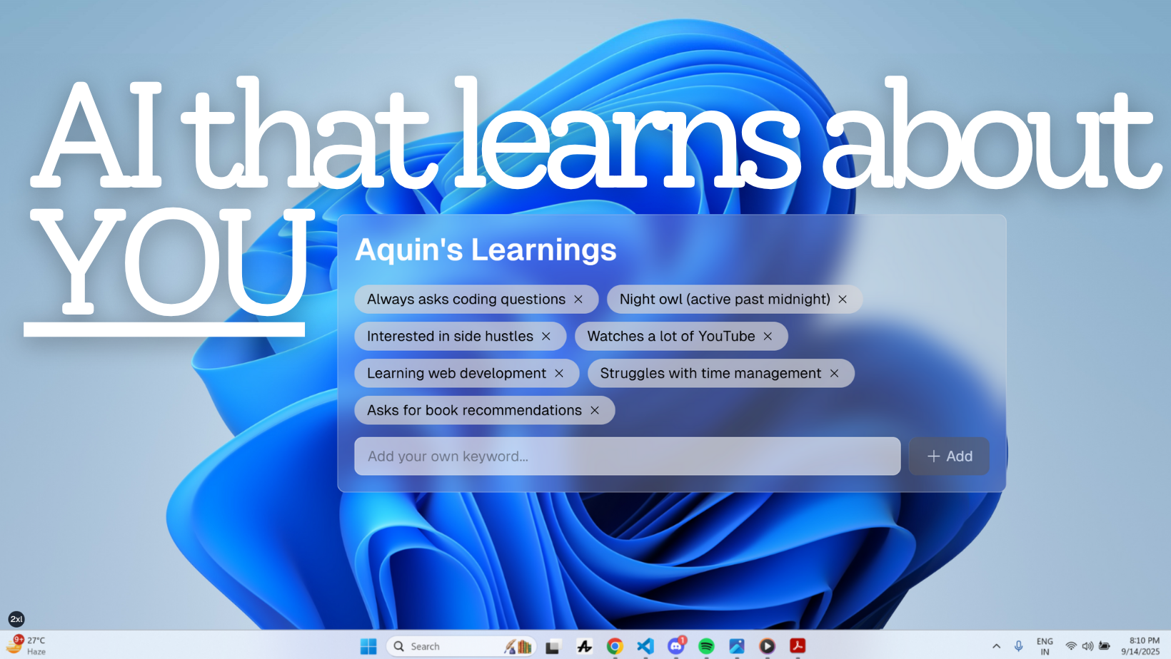 Personalized Learnings