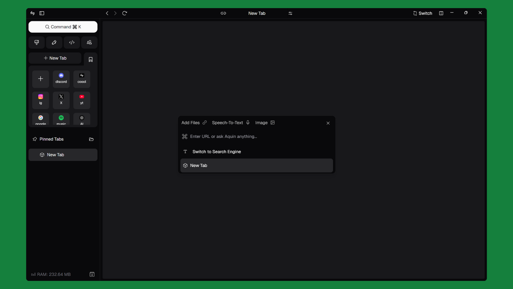 Clipboard Manager Interface