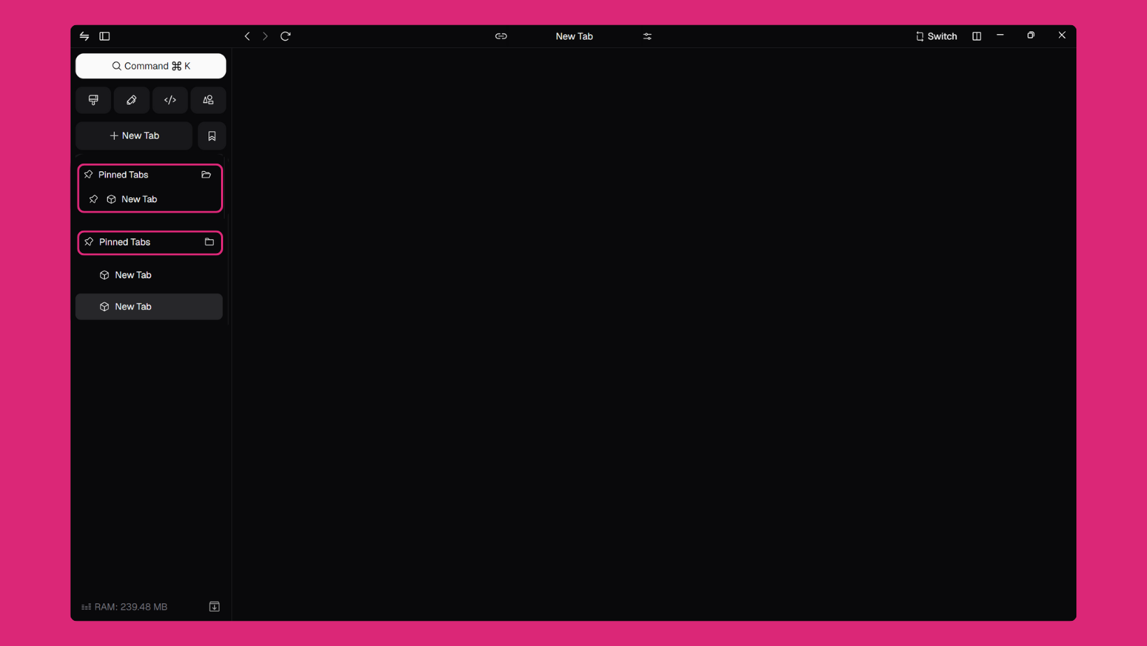 Clipboard Manager Interface