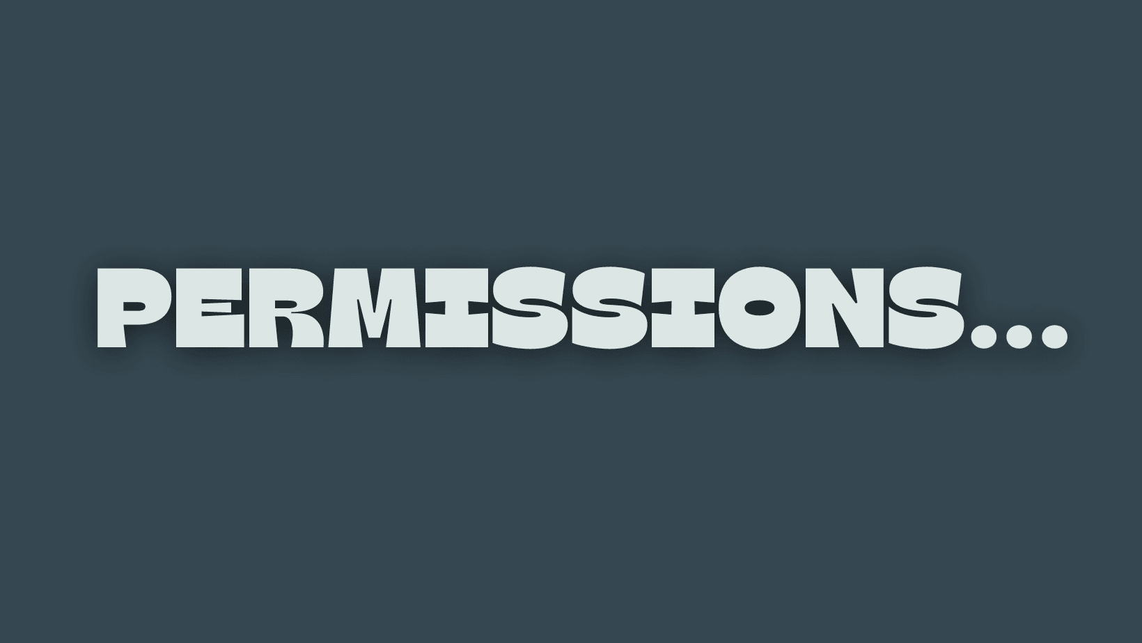 Permissions