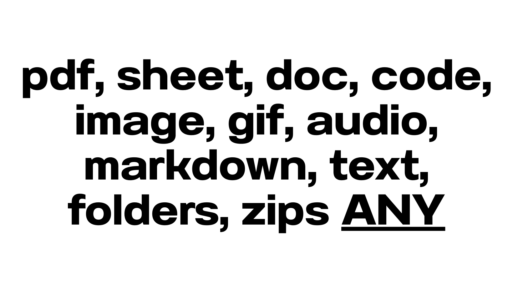 Upload Any File Type