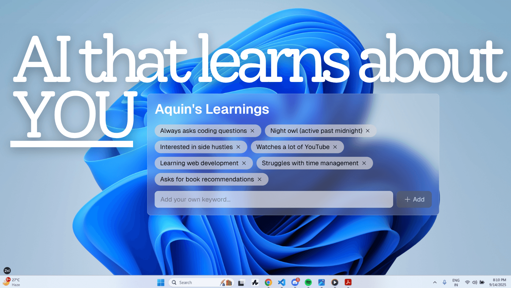 Personalized Learnings