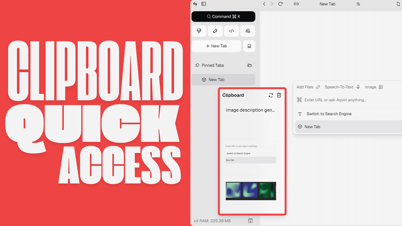 Clipboard Quick Access