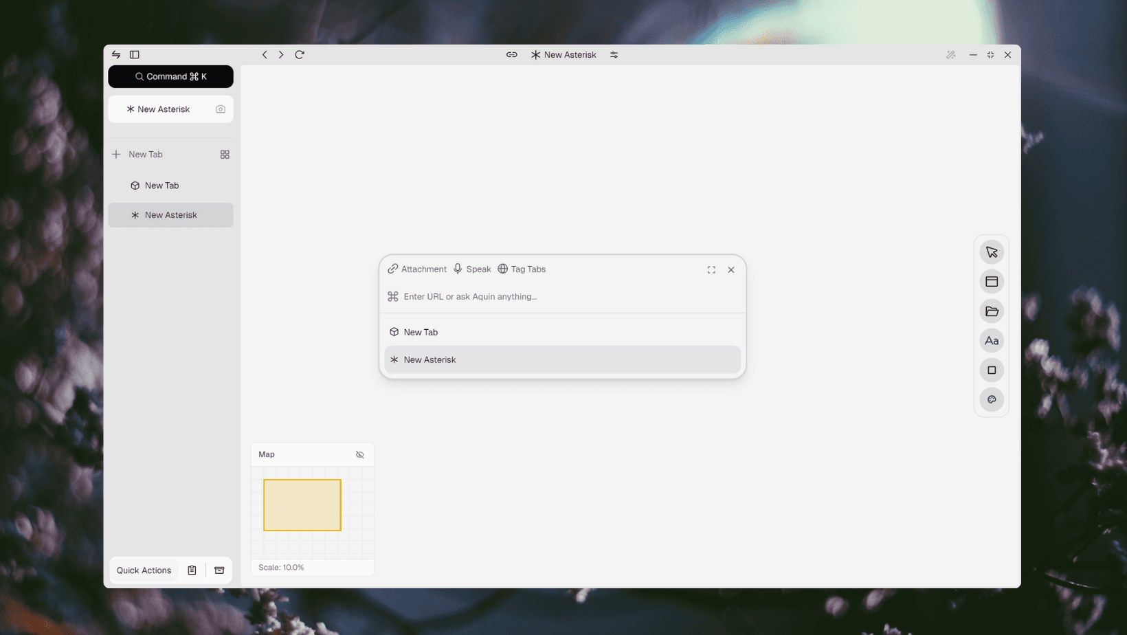 Asterisk Tabs