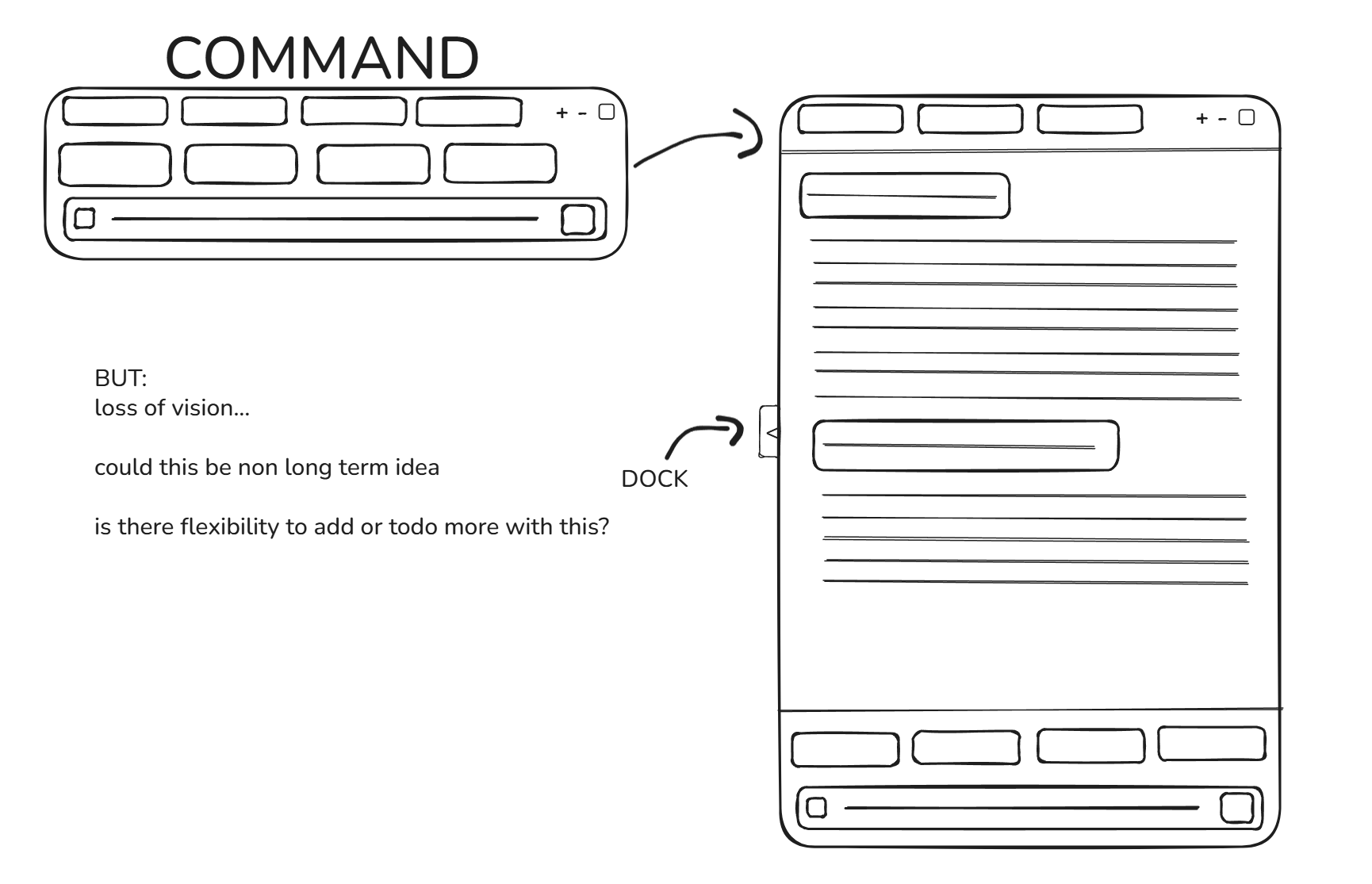 Refined sidebar concept